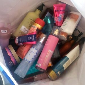 Lotion, body spray, body scrub